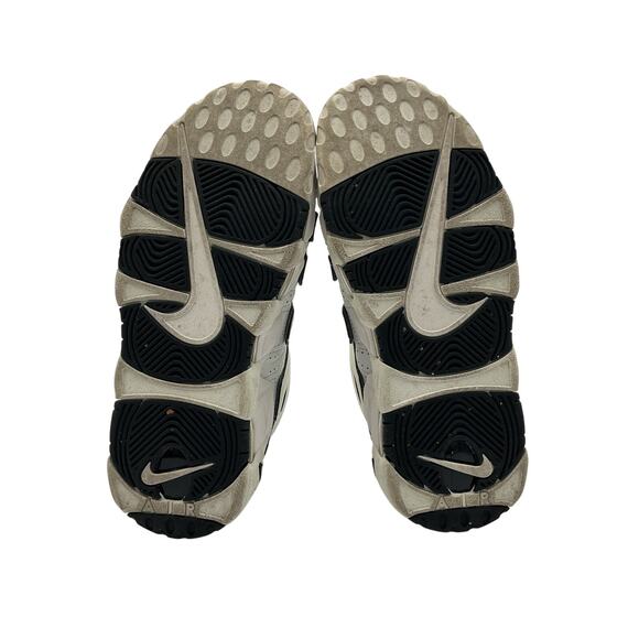 Nike 'Air' White Calf Leather More Uptempo Sneaker Size 7 - Picture 6 of 6